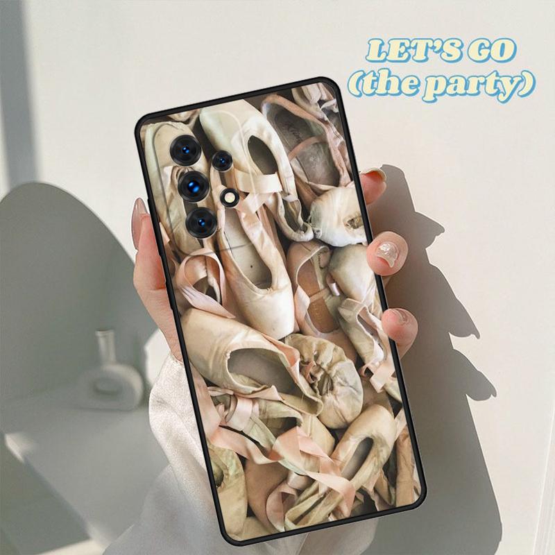 Балерина На Пуантах Балетные Тапочки Туфли Танец Танцор чехол Для Samsung A42 A31 A40 A51 A71 A32 A80 A91 A52 A72 A50 A70 A11 A12