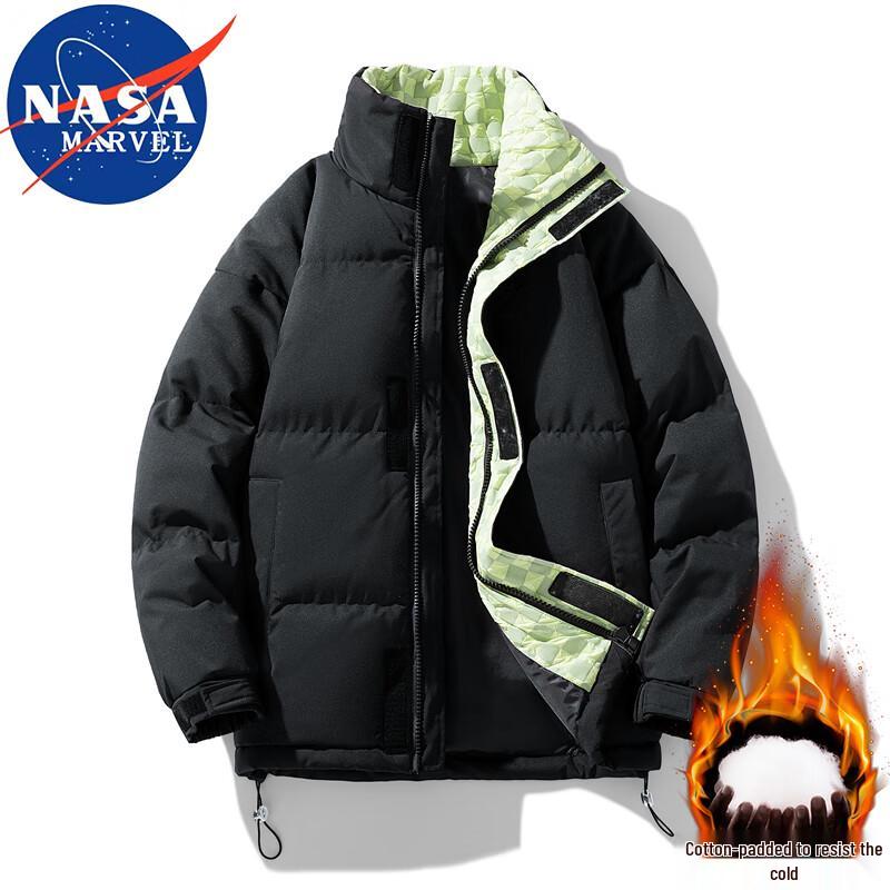 NASA MARVEL Men's Stand-Collar Padded Jacket