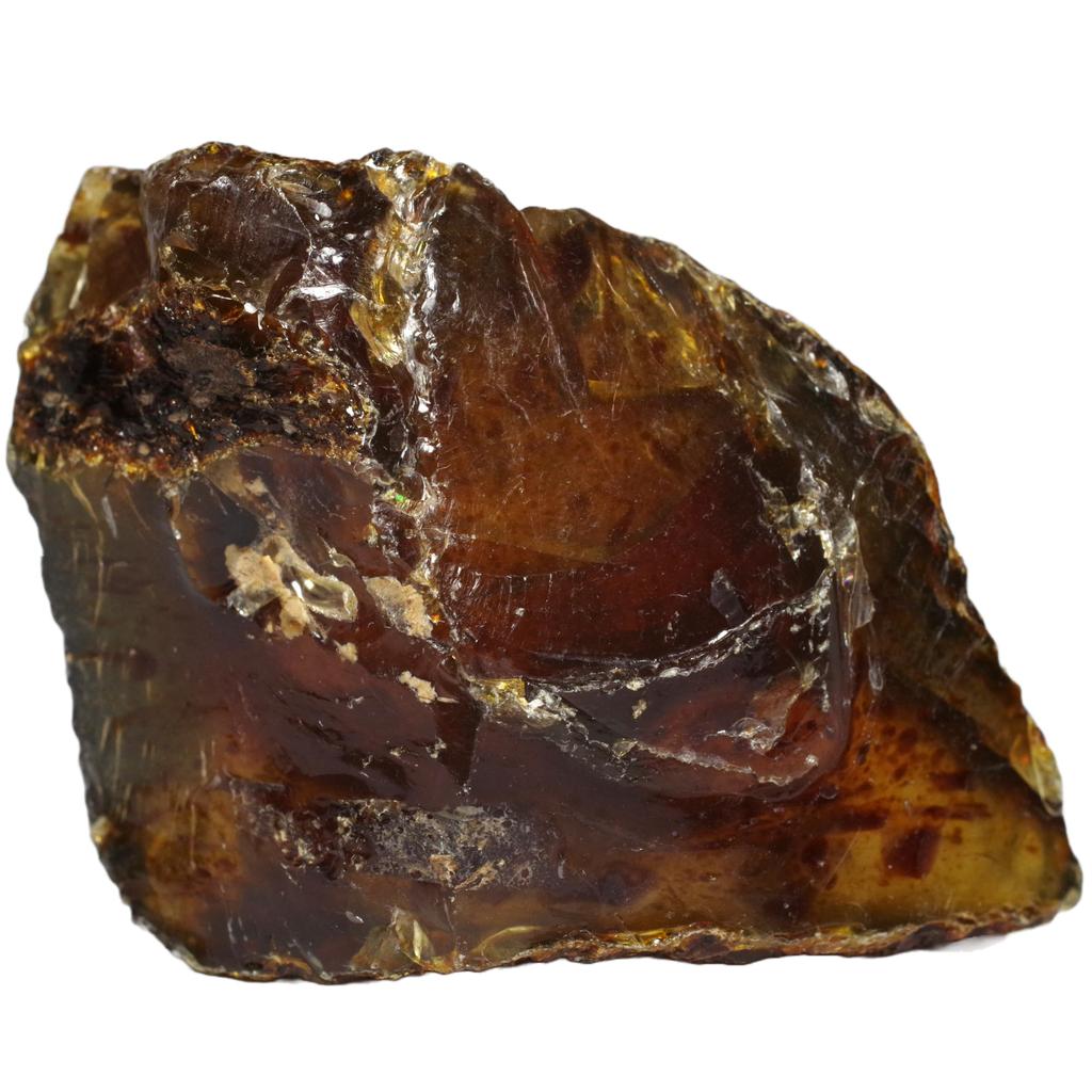 Stone Natural Fossil Blue Fluorescent Amber from Indonesia of a Rough [N2 Natural] (blue Amber) - (29 "one Kind" Stone Approx. 29g, 64x42x28mm)