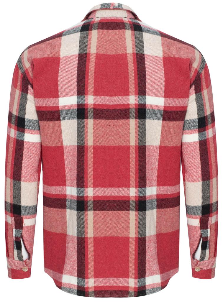 MEN'S SHIRT - RED CHECKED XL