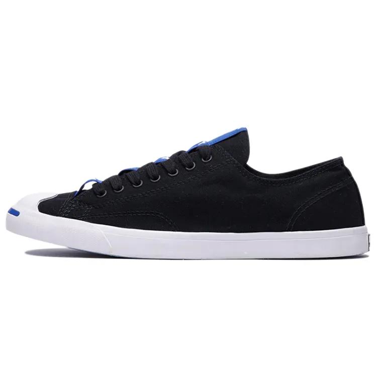 Converse Jack Purcell Smile Black / Blue (Unisex) Canvas Shoes 160824C