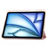 Для iPad Эйр 11 (2025)/(2024) Чехол ТПУ+ПУ кожа+Акриловая крышка для планшета, Тройная подставка, Защита для планшета