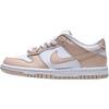 Кроссовки Dunk Low GS White Shimmer для детей, бежевые IU7766-134