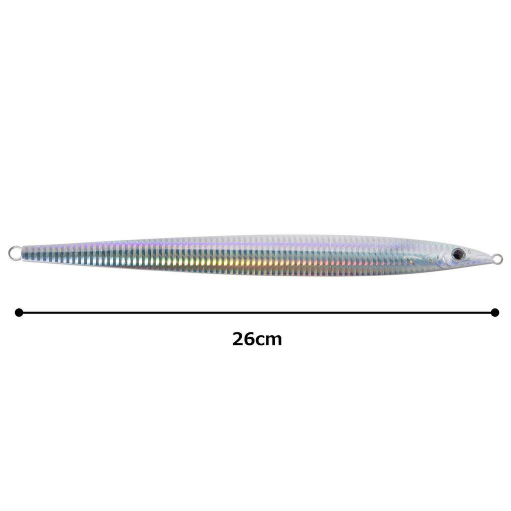 Major Craft Metal Dragon Hairtail 200g Silver Jig, Pattern, (250mm), (MDGN)
