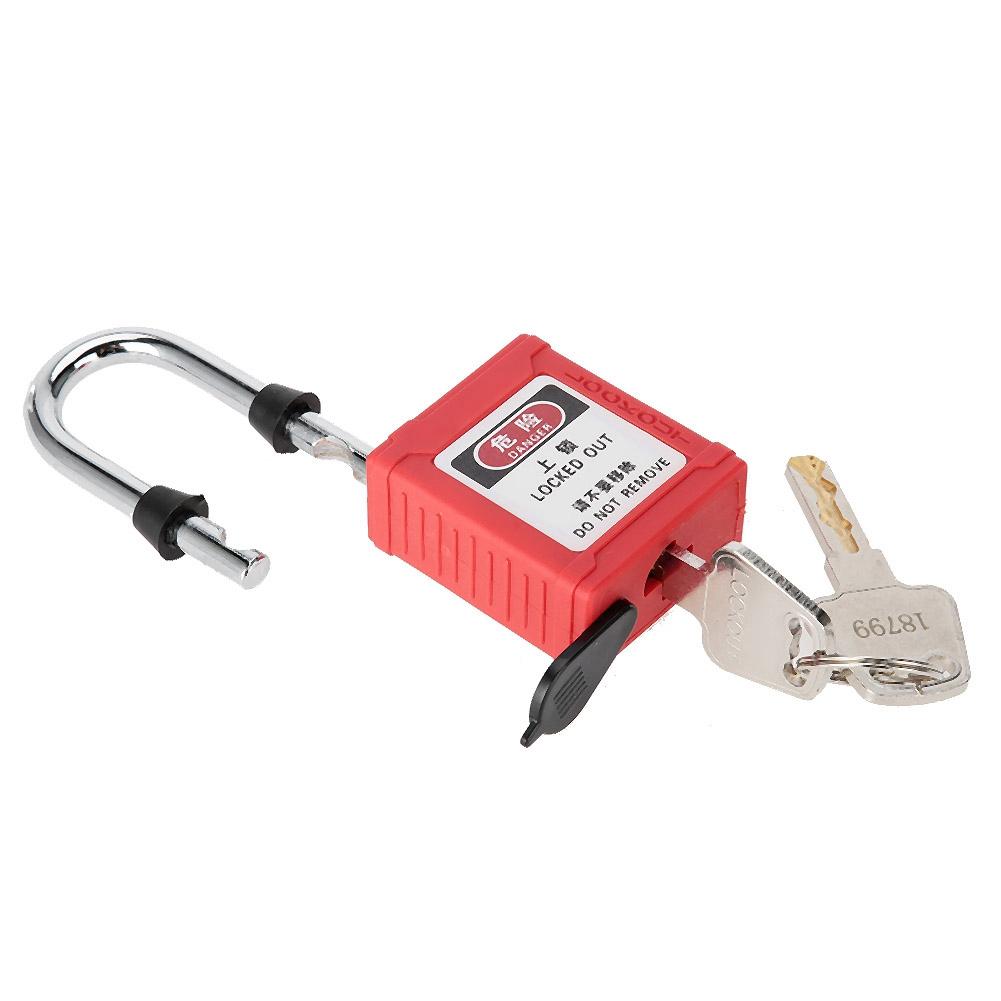 Стальная балка Защитная пыленепроницаемая нейлоновая блокировка навесного замка Tag Out Isolation Lock