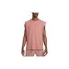 Yoga Dri-FIT Loose Solid Color Fitness Running Quick-Dry Crew Neck Sleeveless Tank Top Men Tops Pink DM7823-668