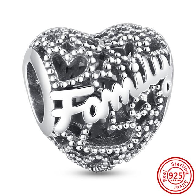 Новые туфли из серебра 925 пробы с сердечком на высоком каблуке с изображением животных, бусины, подходят для браслета-подвески, женские модные ювелирные изделия, изготовление