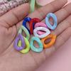 50Pcs 17*24mm Jewelry Making Loose Beads DIY Findings Twist Chain Wholesale Necklace Bracelet Pendant Keychain
