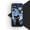 Чехол для телефона для Samsung Galaxy S22 S21 S20 FE Ultra Plus A07 A17 A15 A16 A25 A57 A37 Корпус Чехол Звездная ночь Ван Гог Небо Искусство