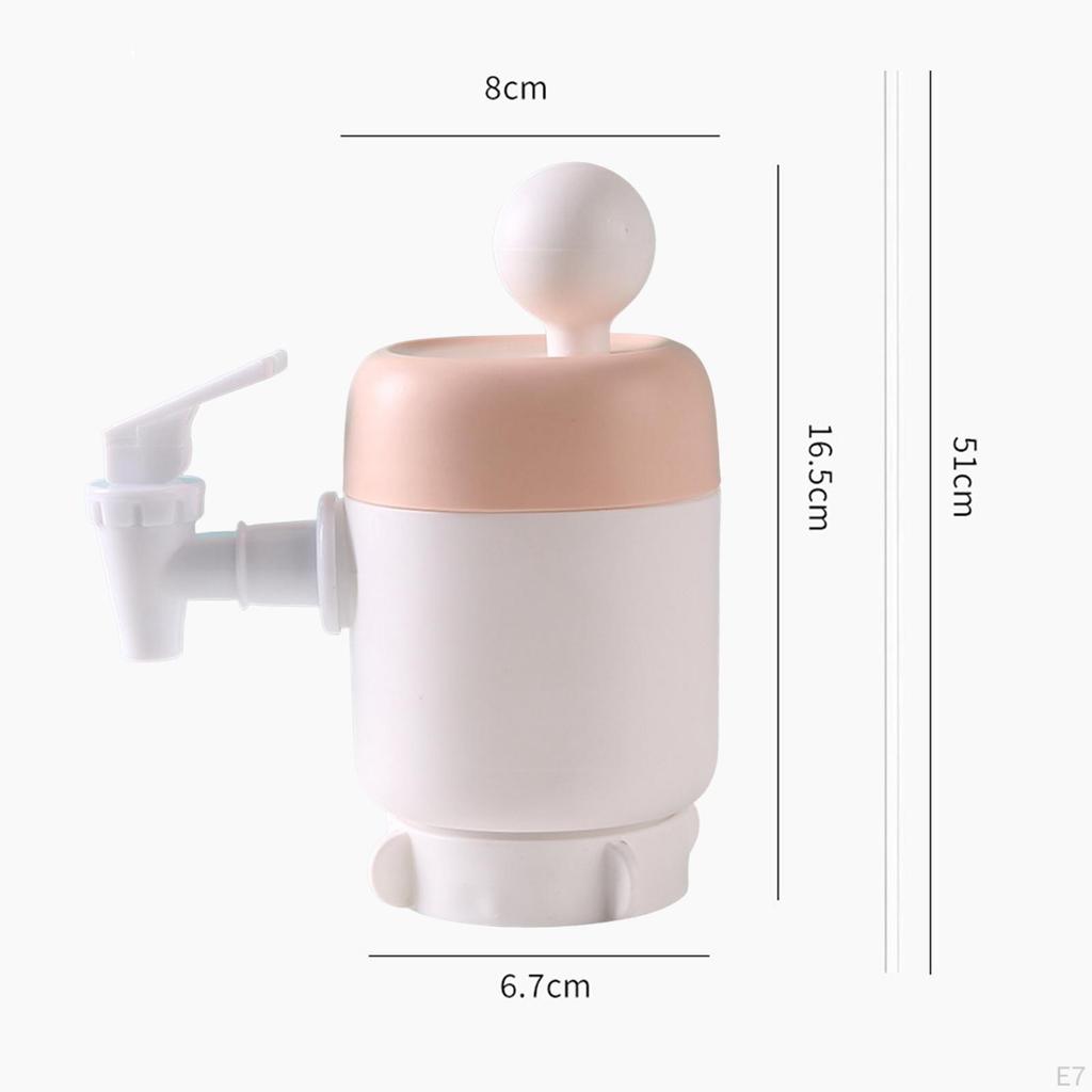 Насос-диспенсер для бутылей с водой, ручной пресс, замена, 6,7x16,5 см, легкий для использования на открытом воздухе