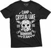 Футболка мужская для беговой команды Crystal Lake, футболка с маской Джейсона из фильма ужасов, классическая футболка