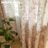 1 шт. NAPEARL Французские Ретро Нежные Печатные Шторы с Бахромой Полупрозрачные Шторы для Спальни Гостиной Окна Домашний Декор