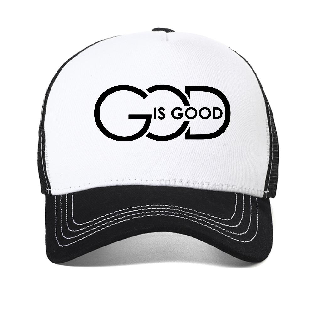 Мужская бейсболка с принтом "God Is Good", модная, повседневная, с буквенным узором, летняя, с регулируемым козырьком, тракер, кепки Snapback