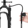 Bicycle Pump With Gauge High-pressure Portable Hand Tire Air Inflator Bike Air Shock Pump For Fork Schrader Presta Valve AV FV