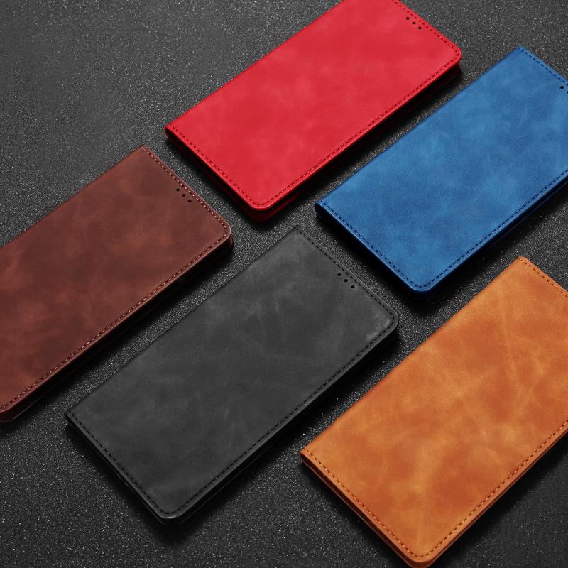 Кожаный чехол-книжка для Google Pixel 10/9A/8A с отделением для карт и подставкой
