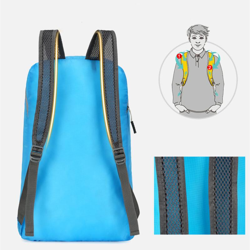 Portable Foldable Travel Backpack Light Sports Backpack Multifunctional Outdoor Mountaineering Bag Unisex Waterproof Backpack