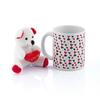 Hearts Mug with Teddy Bear Love Mug