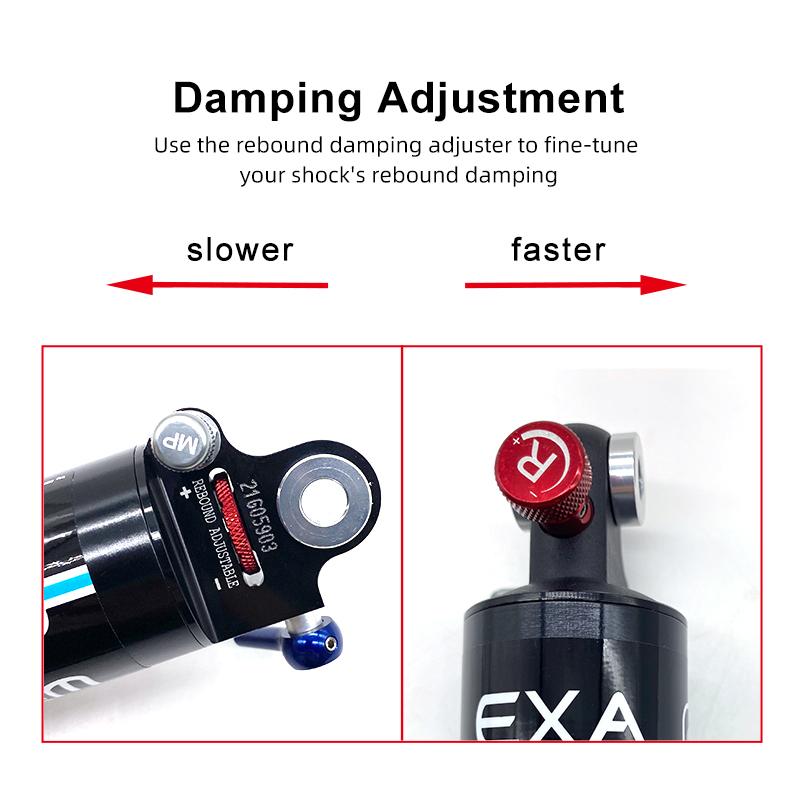 KS EXAform 588RL 582RL 562R for Mountain Bike scooter Air Shock Absorber Air Chamber Damping Adjustable MTB Rear Shock