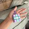 Stress Relief Keychain 9 Switchable Key Clickers Toy Detachable Keycap Keyring For Car Key Backpacks & Daily