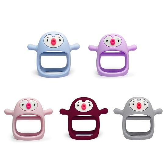 Baby Teether Food Grade Soft Safe Resilient Appease Mood Anti-eating Hand Silicone Kids Teething Newborn Dental Care Chew Toy Baby Product