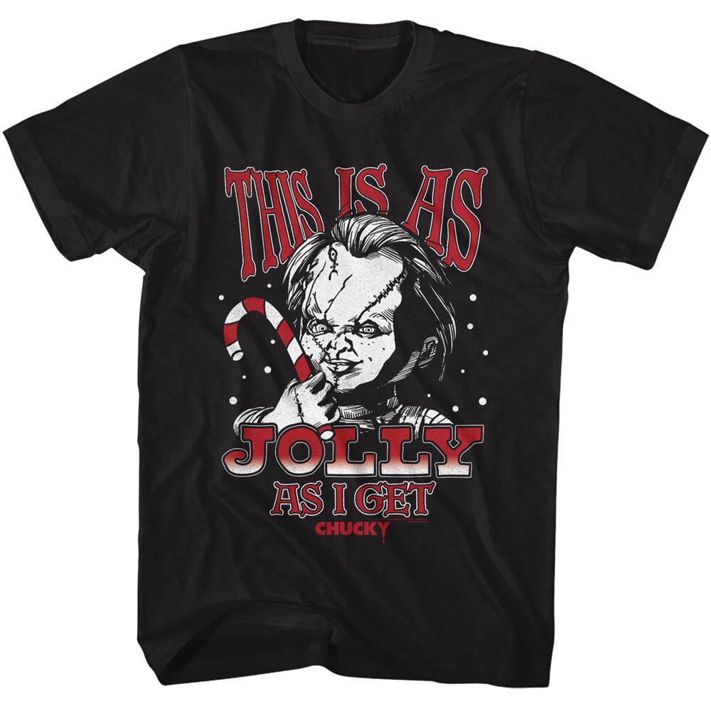 Childs Play Christmas Chucky This Is As Jolly As I Get Men's T Shirt Unisex T-Shirt