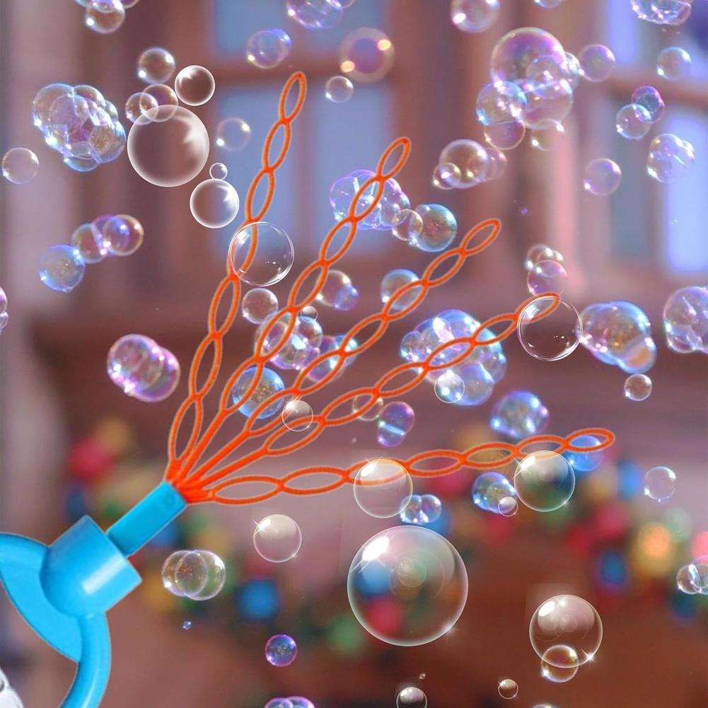 Ручной аппарат для выдувания пузырей с улыбающимся лицом на 32 отверстия для детей, летний подарок