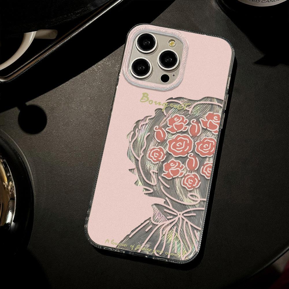 Feather Luster Phone Case for Samsung A53 A14 A33 A12 A32 S24 S23 Plus S20 S21 FE for iPhone 17 15 16 13 Pro 17 16 Pro Max Butterfly Bow Phone Case