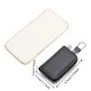 Twill PU Leather Mini Car Key Bag With Keyring Zipper Key Case Fashion Car Key Cover  Men