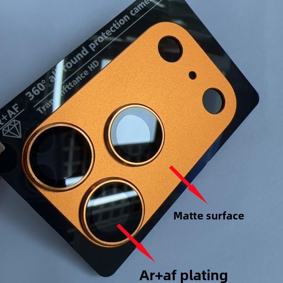 Metal Camera Protector Glass for IPhone 17 Pro Series Anti-Scratch Alloy Black Lens Ring Cover for IPhone 17 Pro Max /17 Pro