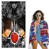 1 шт. Пляжное полотенце в тематике D-Death Note, микрофибра, быстросохнущее, мягкое, приятное для кожи, спортивное полотенце для спортзала, модные пляжные аксессуары
