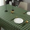 Printed Tablecloth Waterproof And Oil-Proof Leave-In Plaid Table Tablecloth Pvc Table Mat