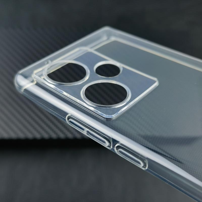 Для ZTE nubia Z50 6,67 "тонкий кристально чистый прозрачный мягкий чехол из ТПУ на заднюю панель, защитный чехол для камеры