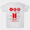 Унисекс хлопковая футболка BTS World Tour 2026 - Повседневная оверсайз в стиле Y2K