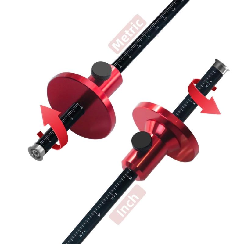 Carpentry Industrial Marking Gauge High Hardness Hand Woodworking Measuring Layout Tool Scriber Ruler Marking Gauge Line