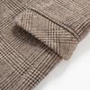Men's British Plaid Wool, Suit Fashion Urban, Casual Short Thickened Suit