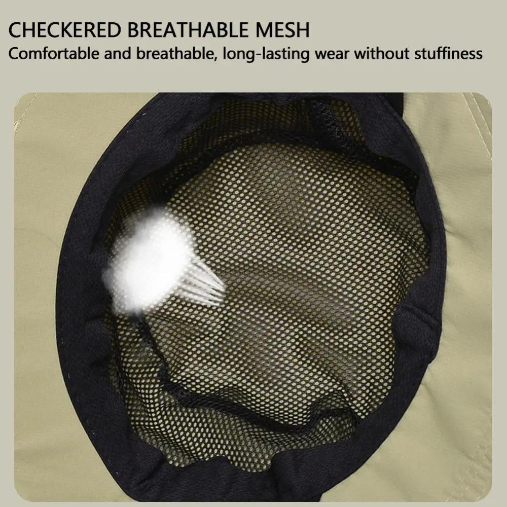 Водонепроницаемая панама Защита от УФ-лучей Солнцезащитная шляпа Новая рыболовная кепка Для рыбалки на открытом воздухе