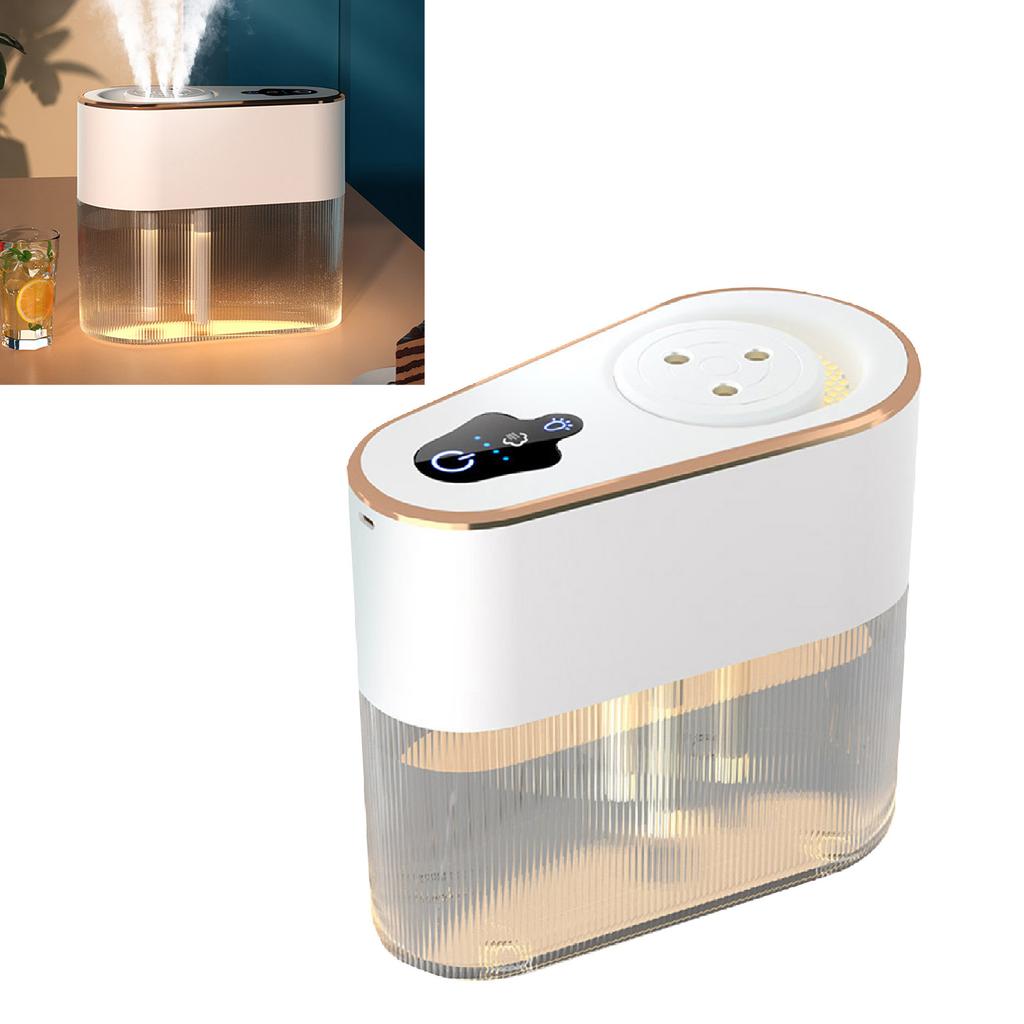 Air Humidifier 2.2L Large Capacity USB Charging Triple Spray Aroma Diffuser Humidifier for Home