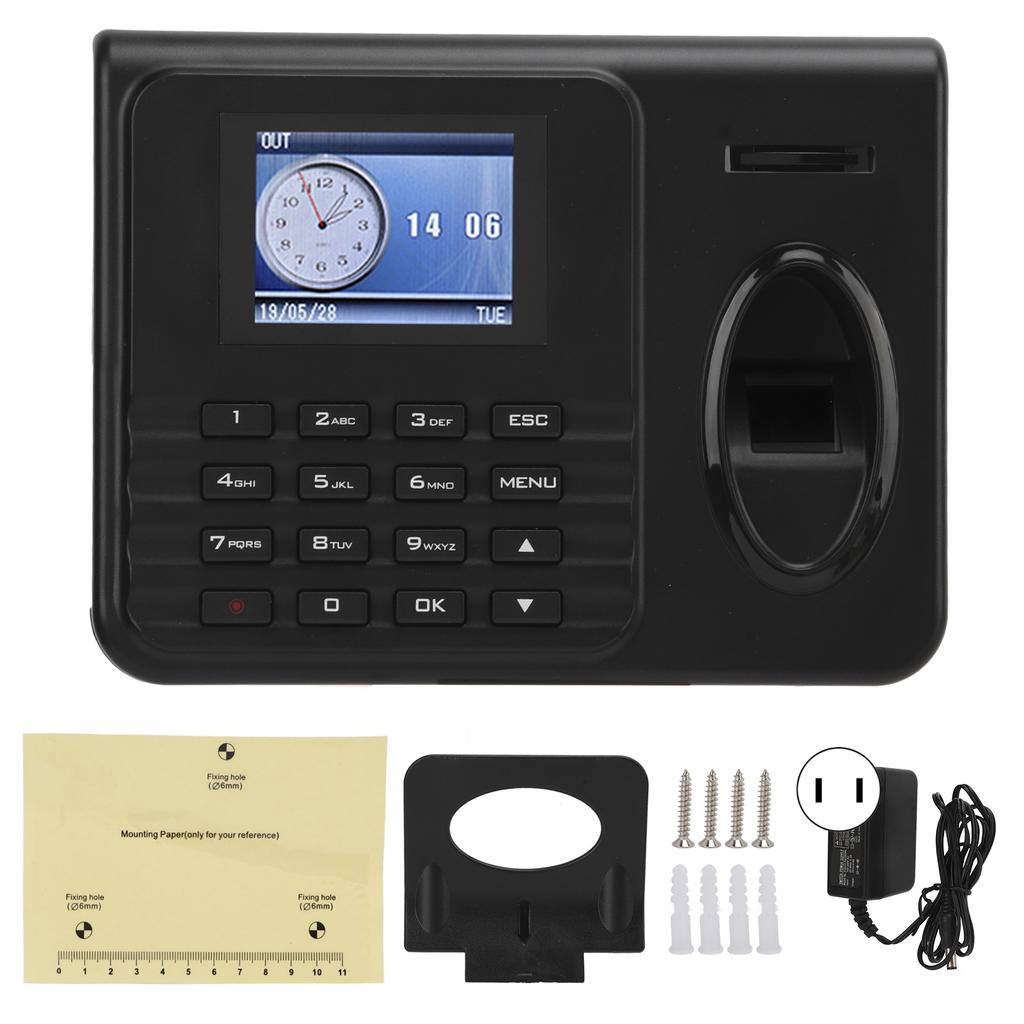 Fingerprint Time Attendance Machine Fingerprint Password Recognition Chinese English Time