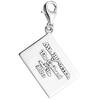 Harry Potter sterling silver hogwarts Acceptance Letter clip on charm