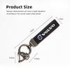 Car Suede Keychain Zinc Alloy Key Ring Accessories For Volvo XC90 V90 V60 XC60 V40 S80 S60 S90 C40 XC40 V70 XC70 C30 C70 EX90 Rd