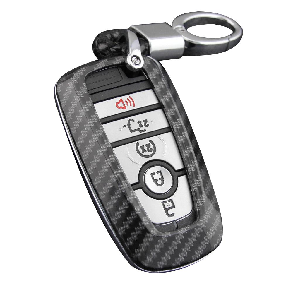 1 шт., держатель для сумки-кейса из углеродного волокна, чехол из АБС-пластика, подходит для Ford Explorer Mustang Ecosport F-150 F-250 2018-2019