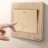 with LED Lamp Wall Switches Gold 1/2/3/4 Gang New Wall Light Switch Panel
