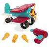 Battat “ Take-Apart Airplane “ Toy Vehicle Assembly Playset with Functional Battery-powered Drill - Early Childhood Developmental