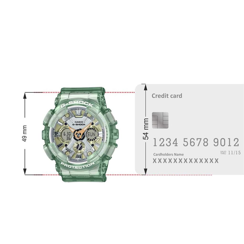 Часы зеленые [Casio] GMA-S120GS-3ADR женские