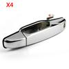 4PCS Door Handle Front Driver Left Side Fit For 2007-2013 Chevy GMC Cadillac Outside
