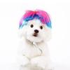 Interesting Pet Wig Universal Cat Dog Bangs Bob Wig Head Cover for Cosplay Halloween Christmas Role-playing Fashion Fun Pet Hair