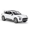 1/24 Scale WELLY Porsche Macan Turbo Alloy Car Model Diecasts Metal Toy Vehicles Car Model High Simulation Collection Childrens Gifts