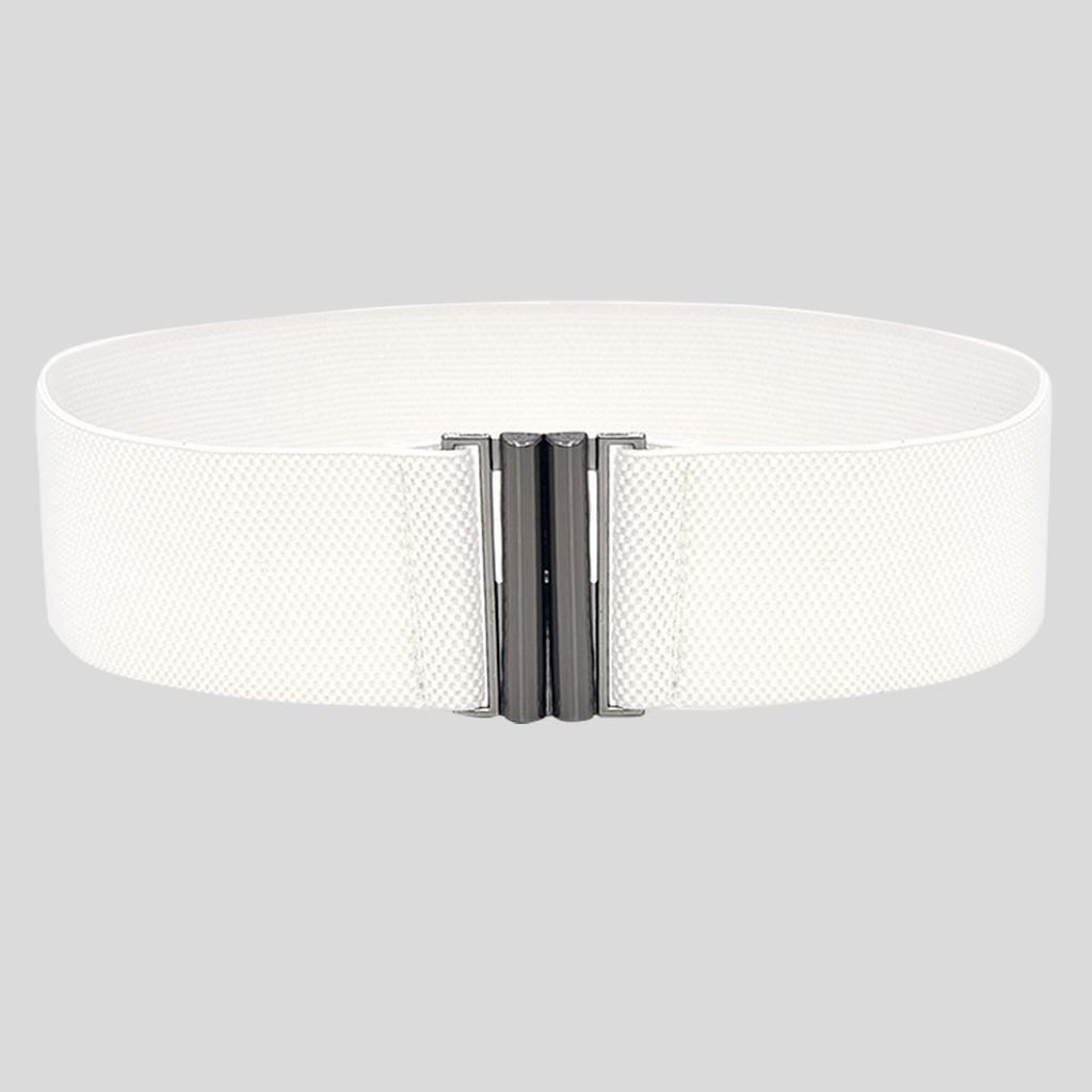 Модные женские широкие ремни, женские широкие эластичные ремни с пряжкой на талии, эластичное платье