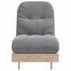 Sofa Rozkładana Typu Futon, Z Materacem, 60X206X11 Cm, Sosnowa