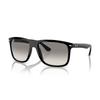 Ray-Ban RB4547F 601/8G 60 Солнцезащитные очки BOYFRIEND TWO - Черный / Серый градиент